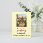 Palm Sunday Heiliwish Briefkaart (Staand voorkant)