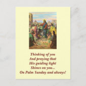 Palm Sunday Heiliwish Briefkaart (Voorkant)
