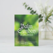 Palm Sunday in Green Briefkaart (Staand voorkant)