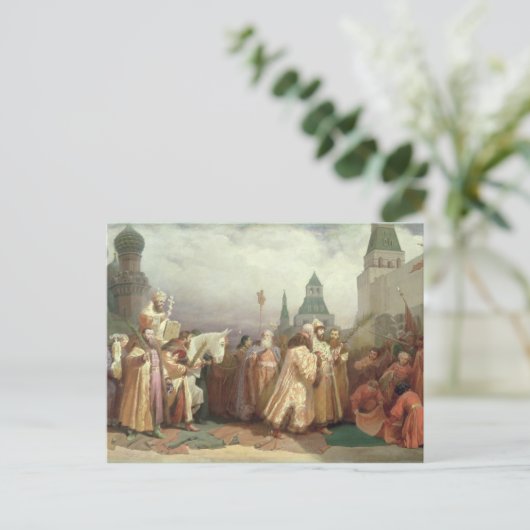 Palm Sunday Procession Briefkaart (Staand voorkant)