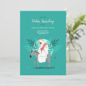 Palm Sunday Uitnodiging (Staand voorkant)