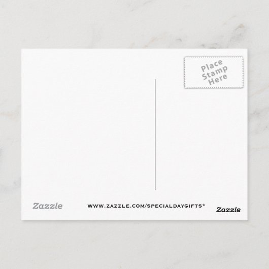 Palm Sunday Wishes Briefkaart (Achterkant)