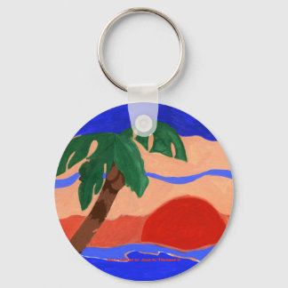 Palm Sunset Sleutelhanger