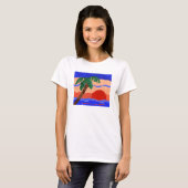 Palm Sunset T-shirt (Voorkant volledig)