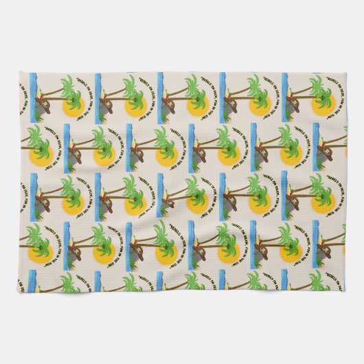 PALM THEEDOEK (Horizontaal)