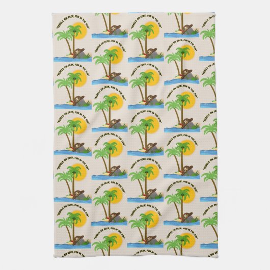 PALM THEEDOEK (Verticaal)