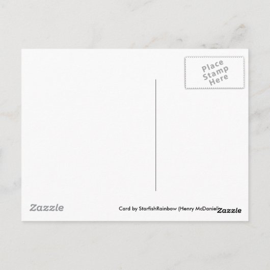 Palm Tower Postcard Briefkaart (Achterkant)