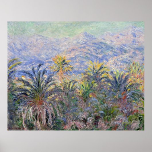 Palm Treat Bordighera - Claude Monet Poster (Voorkant)