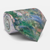 Palm Treat Bordighera - Claude Monet Stropdas (Opgerold)