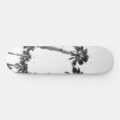 Palm Trebes Black & White Vibes #3 #wall #decor Persoonlijk Skateboard (Horizontaal)