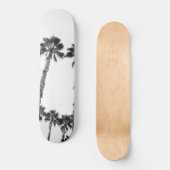 Palm Trebes Black & White Vibes #3 #wall #decor Persoonlijk Skateboard (Voorkant)