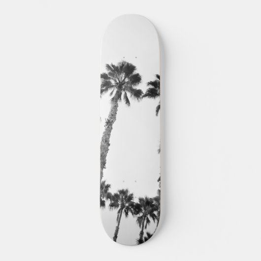 Palm Trebes Black & White Vibes #3 #wall #decor Persoonlijk Skateboard (Voorkant)