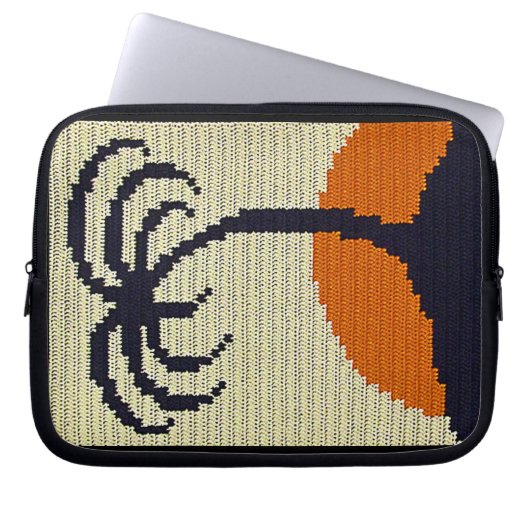 Palm Tree Artisan Haakprint Elektronica Tas (Voorkant)