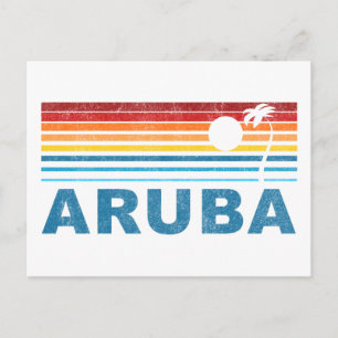 Palm Tree Aruba Briefkaart