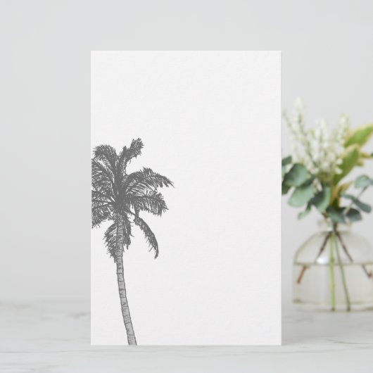 Palm Tree-banketbakkerij Briefpapier (Staand voorkant)