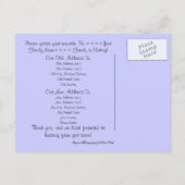 Palm Tree Beach; Adreswijziging Aankondigingskaart (Achterkant)