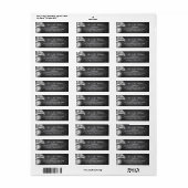  Palm Tree Beach Bestemming Trouwlabels Etiket (Full Sheet)