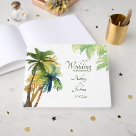 Palm Tree Beach bruiloft gastenboek