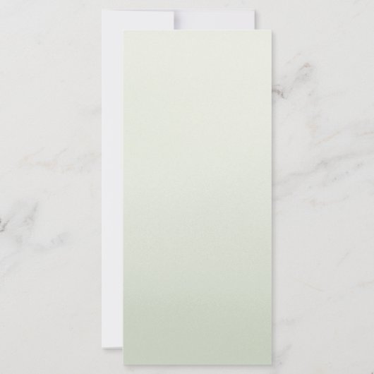 Palm Tree Beach Coastal Wedding Menu (Achterkant)