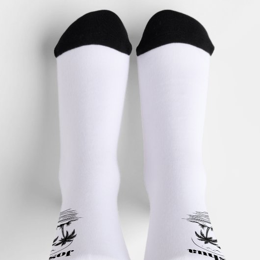 Palm Tree Beach Crew Socks Sokken (Top)