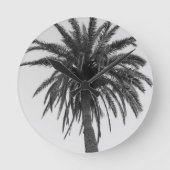 Palm Tree Beach Droom #7 #tropical #wall #art Ronde Klok (Voorkant)