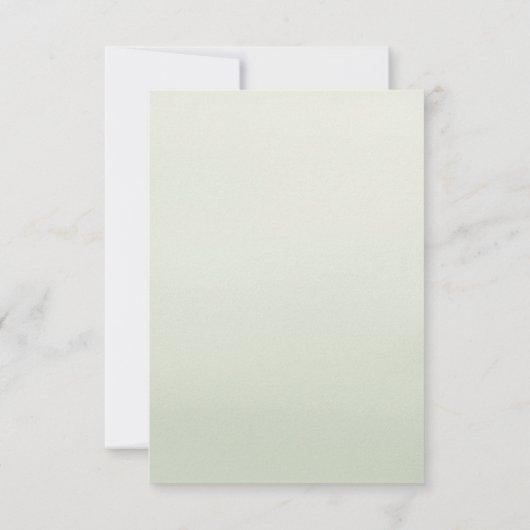 Palm Tree Beach Kustbestemming Trouwen RSVP (Achterkant)