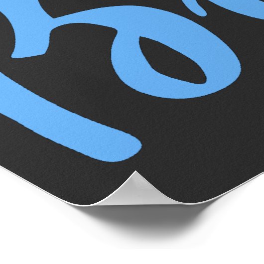  Palm Tree Beach Poster (Hoek)