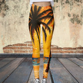 Palm Tree Beach Tropisch Leggings