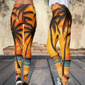 Palm Tree Beach Tropisch Leggings