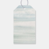 Palm Tree Beach Weddenschap Welkomsttas Cadeaulabel (Achterkant)