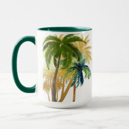 Palm Tree Beach Wedding Favor Mok