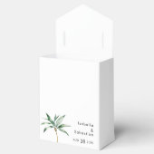 Palm Tree bestemming bruiloft dank u Bedankdoosjes (Geopend)