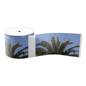 Palm Tree Blue Sky Tropical Grosgrain Lint (Spoel)