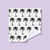 Palm Tree Botanical Tropical Print Bad Handdoek (Wasdoekje)