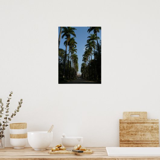 Palm Tree Boulevard Poster (Keuken)