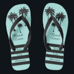 Palm Tree Bruid Tribe Beach Lover Teenslippers<br><div class="desc">Raak het strand in stijl met deze geweldige Palm Tree gepersonaliseerde Beach Lover Teenslippers! Zoete kleine palmbomen om je dat tropische gevoel te geven! Ruimte om aan te passen met jouw naam! Mix en match al je favoriete Beach Lover producten van Up On the Mountain!</div>