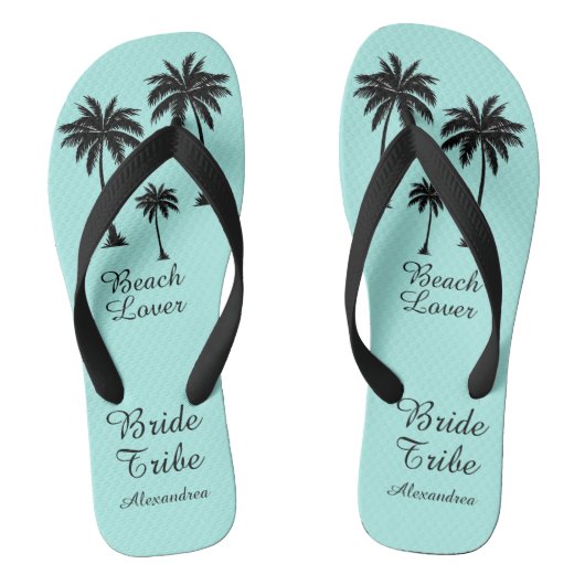Palm Tree Bruid Tribe Teenslippers (Voetbed)