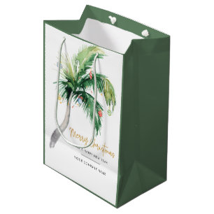 Palm Tree Business Logo kerstfeestdag Medium Cadeauzakje