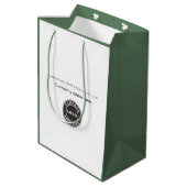 Palm Tree Business Logo kerstfeestdag Medium Cadeauzakje (Achterkant Gekanteld)