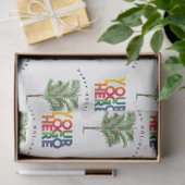 Palm Tree Business Logo Vakantie Kerst Kaart Tissuepapier (Geschenk)