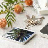 Palm Tree California Beach Custom Sleutelhanger (Zijkant)