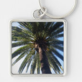 Palm Tree California Beach Custom Sleutelhanger (Voorkant)