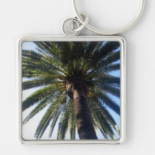 Palm Tree California Beach Custom Sleutelhanger