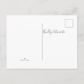 Palm Tree Christmas Home Verhuizen Aankondigingskaart (Achterkant)