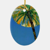  Palm Tree Cote d'Azur Travel Ornament (Voorkant)