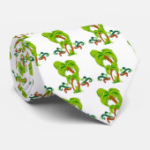 Palm Tree Cute Art Beach Town Fun Lifestyle Stropdas (Opgerold)