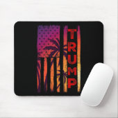Palm Tree  Distressed American Flag at Suns Muismat (Met muis)