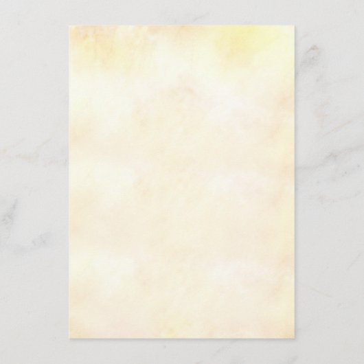 Palm Tree en Seaside bruiloft details Informatiekaartje (Achterkant)