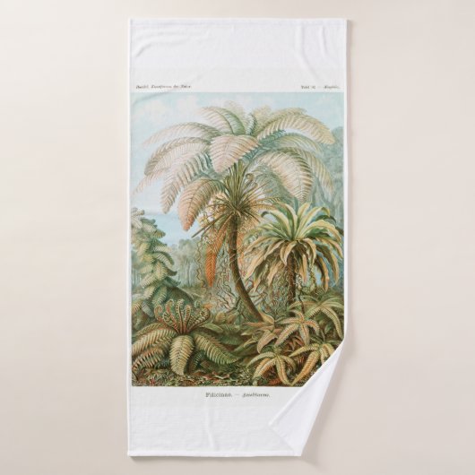 Palm Tree Ernst Haeckel Badhanddoek (Badhanddoek)