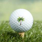 Palm Tree Golfballen (Insitu Shirt)